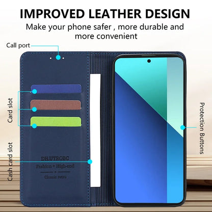Wallet Skin friendly Magnetic Card Slot Flip Leather Case For Xiaomi 14T 13T 11T Poco X6 C65 C75 Redmi 14C 13C 13 12C 10C 9A 9C