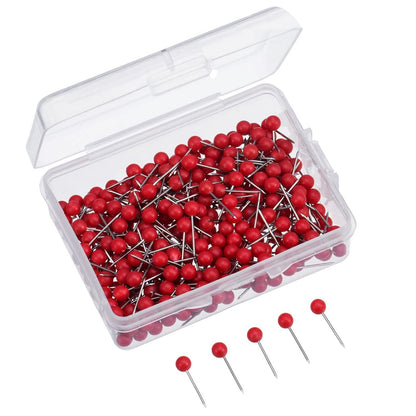 300Pcs/Box Push Pin Home Office School Notice Board Drawing Paper Photo Wall Studs Supplies Kids Children Adults