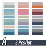 2400S Transparent Colorful Index Creative Memo Pads Office School Stationery Self-Adhesive Stickers Sticky Note Pads
