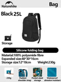 Naturehike New 30L Camping Backpack Large Capacity Portable Foldable Waterproof Shoulder Bag Outdoor Travel Hiking Picnic Bag