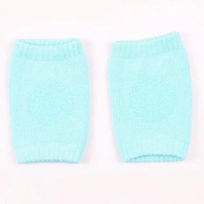 Infant Knee Pads Plain Color Glue Point Anti-Slip Children Knee Breathable Movement Summer Baby Crawling Elbow Pads