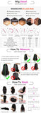 Afro Kinky Curly Wigs with Bangs 200% Density Brazilian Remy Human Hair Full Machine Made Wigs Short Afro Curly Wigs For Women