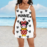 Vestido de verano Disney para mujer, talla grande 2022, elegante, de noche, midi, tallas grandes 7XL, 8XL y 9XL 