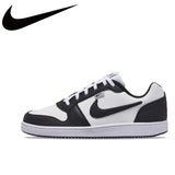 Nike novo tribunal visão 1 sapatos baixos masculinos e femininos tênis de moda casual primavera antiderrapante wearable tênis preto e vermelho