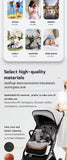 Baby Stroller High Landscape Portable Ultra-lightweight Newborn Travel Shock-absorbing Stroller newborn rocker For 0-4 Year Old