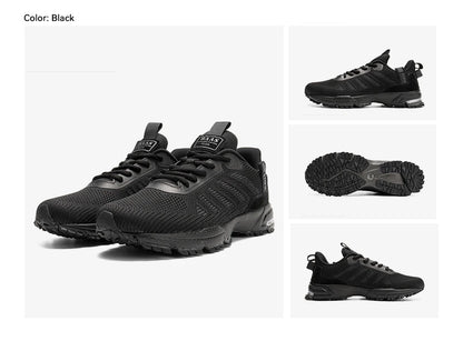 Baasploa Professional Running Shoes For Men Lightweight Men's Designer Mesh Sneakers Lace-Up Male Outdoor Sports Tennis Shoe