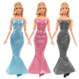 11.5-inch princess doll - 30CM doll skirt dress little girl playhouse toy DIY gift (does not include dolls).