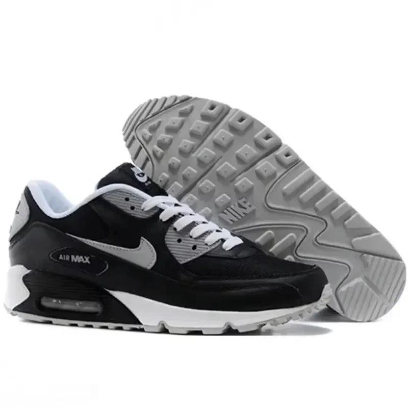 Nike AIR MAX 90 Classic - Zapatillas deportivas para hombre y mujer, color blanco, negro, azul y rojo, cómodas, para exteriores, talla 36-46