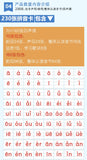 Pinyin cards, children's initial consonants, vowels, whole recognition, syllable learning cards, letter cards