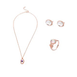 1 Set Jewelry Set Stylish Vintage Amazing Charming Necklace Earrings Ring Jewelry Set for Daily Life