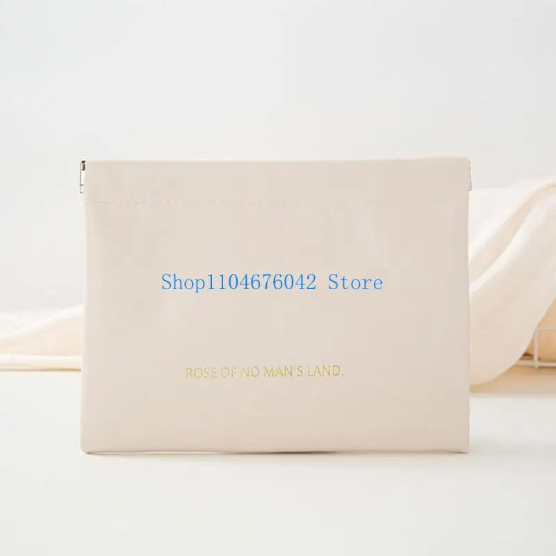 652F Automatic Closure Cosmetic Organizers PU Leather Travel Portable Storage
