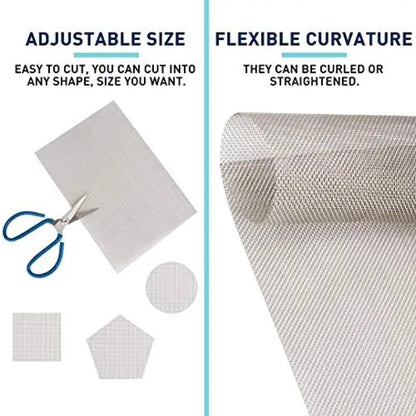 4-500mesh Stainlessy Steel Mesh Filter Net Filter Metal Net Filtration Woven Wire Sheet Screening Filter Home Kitchen Strainers
