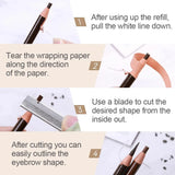Waterproof Art Tint Makeup Eye Brow Pen 5pcs Professional Microblading Pencil Eyebrow Tattoo Tint Enhancers Cosmetic Wholesale