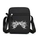 Men's Rune Printed Crossbody Bag Large Capacity Mobile Phone Shoulder Bag Outdoor Portable Storage Halloween Gift Personality 