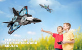 L0712 RC Plane 2.4G Remote Control Aircraft Gravity Sensing Helicopter Glider with Light EPP Foam Fighters for Boys Children