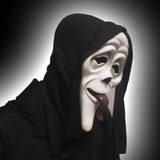 Máscara de Terror para Cosplay de Halloween (Grito), Máscara de Esqueleto Respirável para Festas de Terror e Role-Playing de Halloween