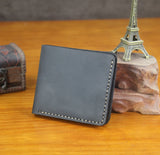Luxury Handmade 100% Genuine Leather Men Wallet Purse Short Money Clip with Coin Pocket Male Money Bag Multi-Card Wallet Vintage