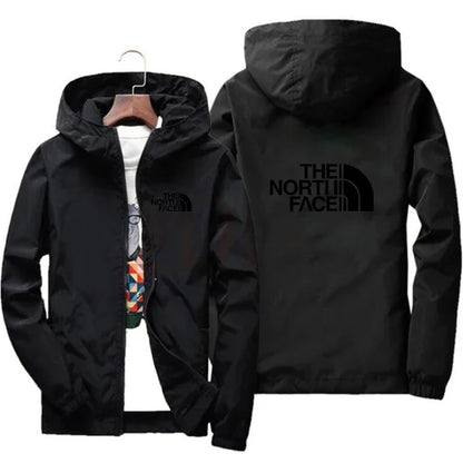 Chaqueta con capucha para hombre, nueva y popular para primavera y otoño de 2025, ideal para actividades al aire libre, ocio, moda urbana, chaqueta para hombre.