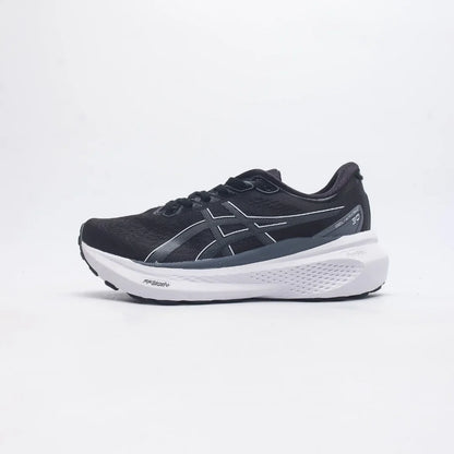 Zapatillas de running Asics Gel Kayano 30 para mujer, color negro, caña baja, antideslizantes, transpirables y ligeras.