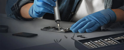 Juego de destornilladores eléctricos de precisión 75 en 1 con 71 puntas magnéticas Phillips/Torx y 3 luces LED, herramienta multifuncional de reparación eléctrica.