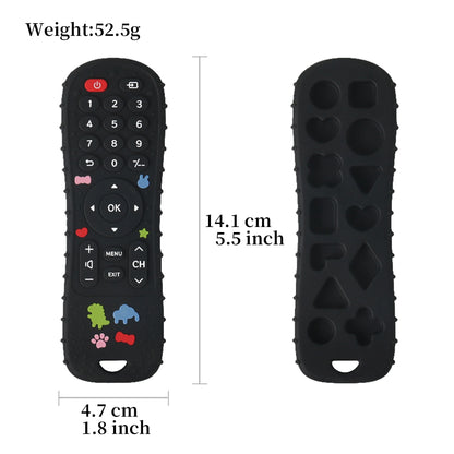 Silicone simulation remote control pressing toy grinding teeth glue
