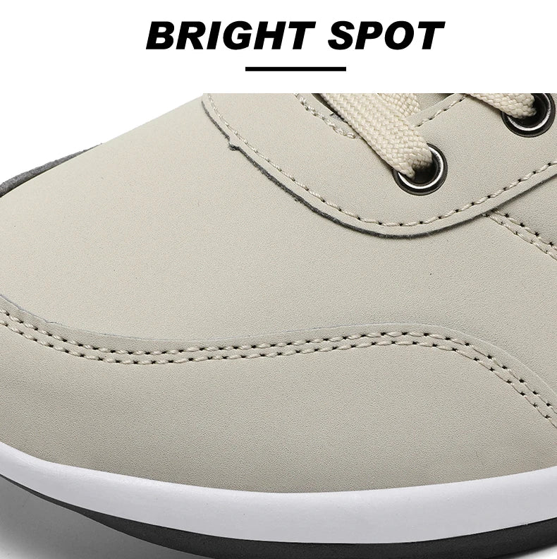 New Balance Men's Leather Shoes Sneaker Trend Sport Shoes Breathable Men's Sneakers Non-slip Footwear Holiday Shoes for Men