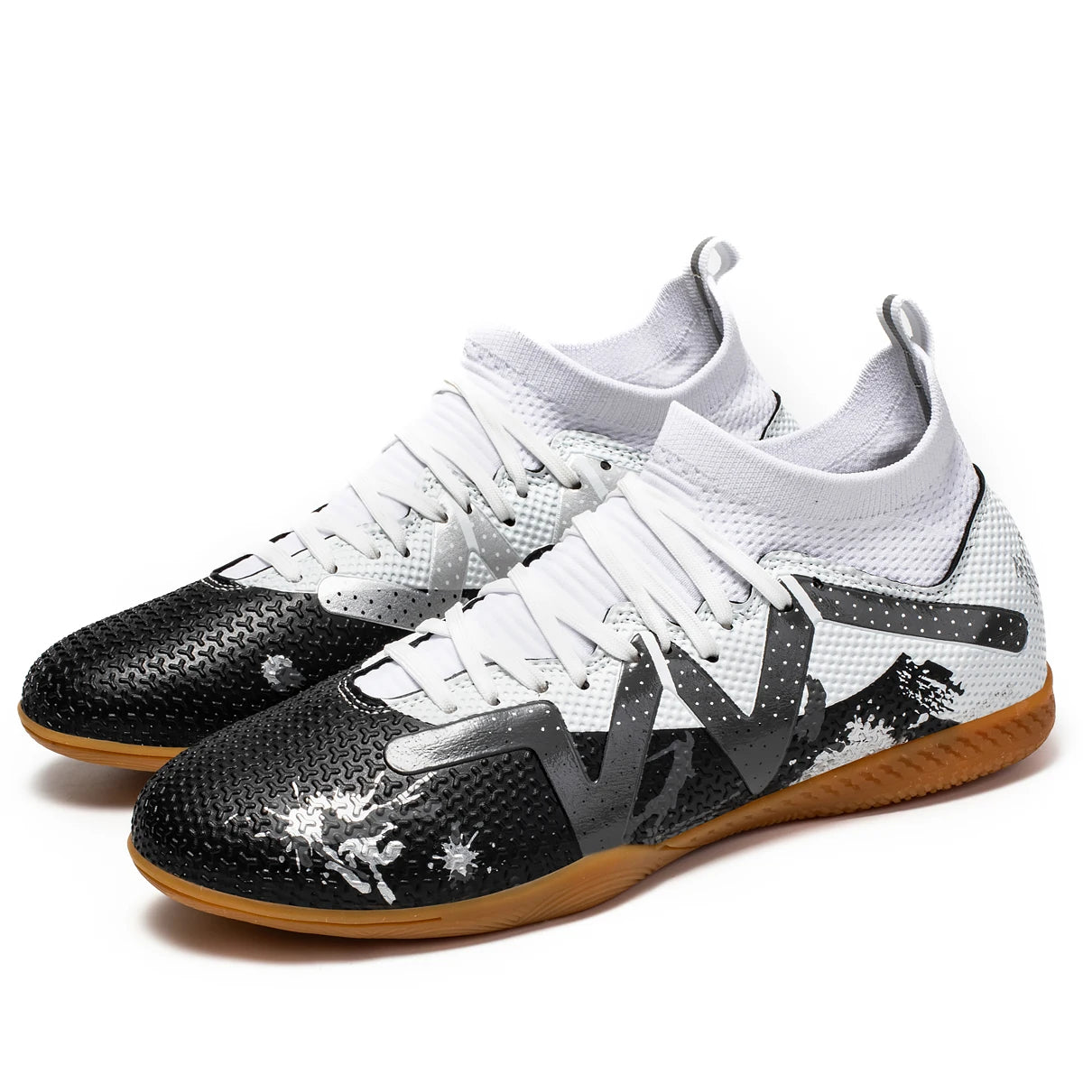 Zapatos de fútbol profesionales de interior para hombre, de suela plana, para adultos, duraderos y cómodos, para entrenamiento, antideslizantes para adolescentes.