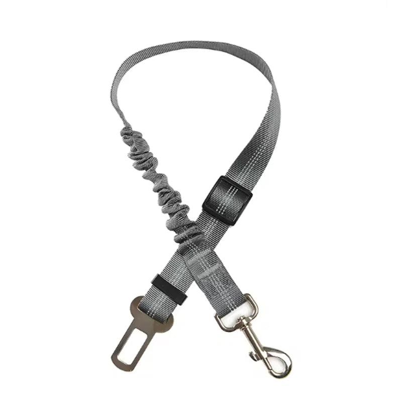 Dog safety leash pet car seat belt dog traction seat belt buffer elastic safety rope traction leash dog traction leash