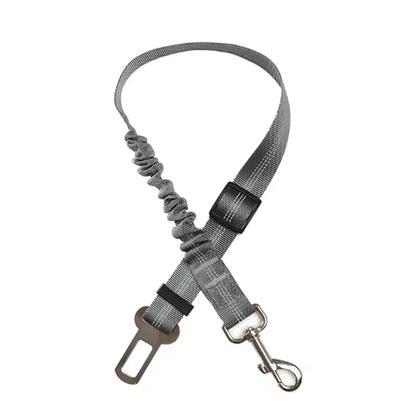 Dog safety leash pet car seat belt dog traction seat belt buffer elastic safety rope traction leash dog traction leash