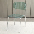 Modern Simple Household Transparent Dining Chair Backrest Single Person Leisure Net Red Table Plastic Chair Makeup Chairs  стул