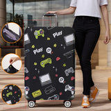 Luggage Protective Cover With Cartoon Print