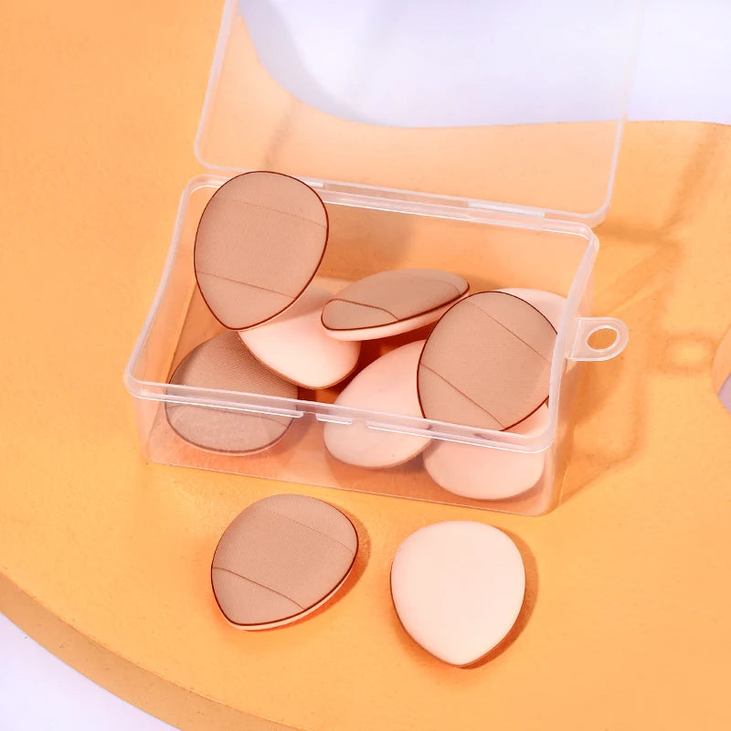 5/10/20Pcs Mini Finger Sponge Puff For Makeup Foundation Powder Detail Face Concealer Cream Blend Cosmetic Sponges Accessories