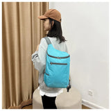 New Waterproof Backpack Portable Folding Bag Student Backpack Backpack Outdoor Large Capacity Movement Men Women Traveling Bag