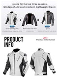LS2 Winter Waterproof Motorcycle Jacket Men Women CE Certified Riding Jacket Warm Protective Gear with Removable Thermal Liner