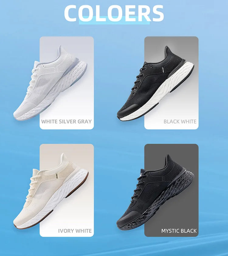 ONEMIX YUE SHUANG Running Shoes for Men Air Cushion Athletic Couple Trainers Sport Runner Shoes Outdoor Women Walking Sneakers