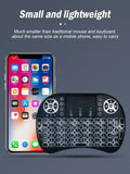 Wireless Mini Keyboard Flight Mouse 2 4g Large Touchpad Digital Computer Dry Battery USB Charging Dual Purpose Keyboard