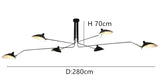 Modern Creative Spider Grabbing Pendant Light Personalized and Simple Living Room LED Ceiling Lamp Bedroom and Study Light