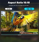 ZEUSLAP 16" 2.5K 144hz Portable Monitor 2560*1600 16:10 100%sRGB 500Cd/m²  Travel Gaming Display for Laptop Switch ps4 ps5 Xbox