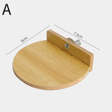 Practical Hamster Toy Thickened Entertainment Smooth Hamster Double Layer Wooden Climbing Platform with Ladder