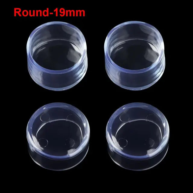 Tampas De Borracha Da Perna Da Cadeira, Almofadas Protetoras De Pés, Mesa De Móveis, Cobertura Contra Poeira, Nivelamento De Pés Protetores De Chão, 4Pcs por Conjunto
