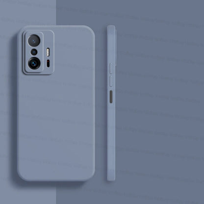 For Xiaomi 11T Pro Case Xiaomi 11T 12T 13T Pro 5G Cover Shockproof Luxury Liquid Silicone TPU Phone Back Cover Xiaomi 11T Pro
