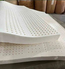 Natural Latex Mattress Topper with Cover Natural Rubber Pure Mattress Home Dormitory Soft Cushion Mat Queen Size Medium Firmness