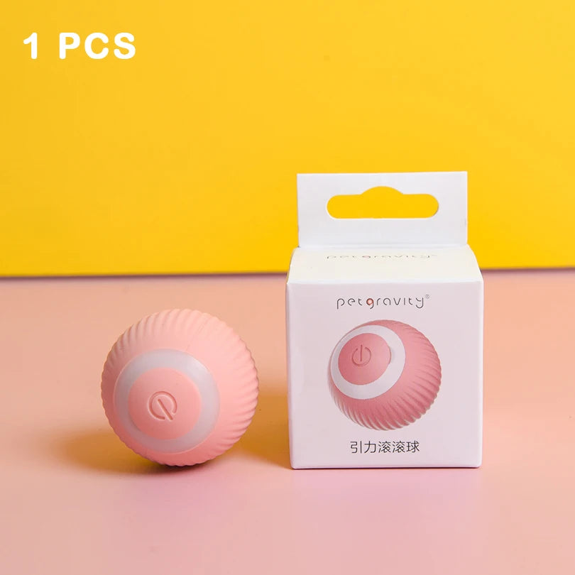 Juguete interactivo inteligente para gatos con gravedad para mascotas, automático, con movimiento y control remoto, para interiores, con forma de pelota, para perros.