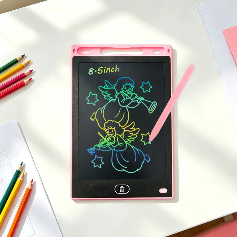 Tablet de Desenho LCD de 8,5 Polegadas – Lousa Eletrônica de Escrita e Desenho – Portátil – Brinquedo Educativo e Presente para Crianças