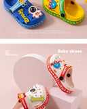 EVA ultra-light boys' and girls' baby and toddler anti-slip hole shoes children's sandals astronaut UFO sandals slippers