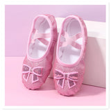 Children's Dance Shoes Soft Sole Training Shoes Children's Ballet Dance Shoes Girls' Chinese Dance Performance Cat Claw Dance
