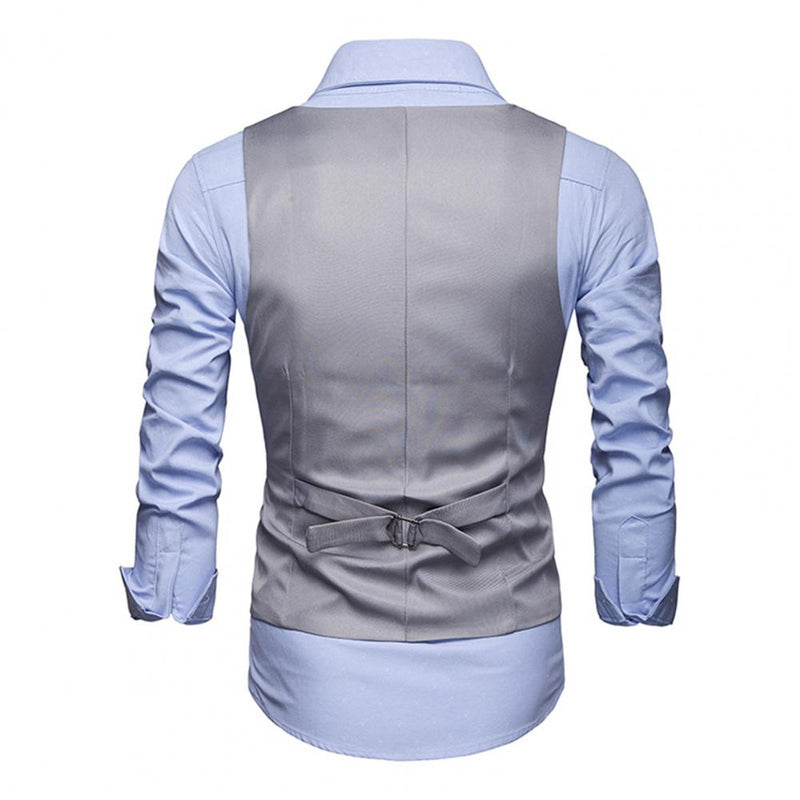 New Arrival Dress Vests For Men Slim Fit Mens Suit Vest Male Waistcoat  Casual Sleeveless Formal Business Jacket S-3XL
