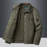 Spring Autumn Jacket Men Cotton Windbreaker Bomber Coat Military Men's Tactics Jackets Man Cargo Casual Jacket Mens Clothes New