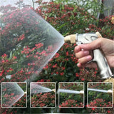 Pistola de agua de metal de alta presión para jardín, pulverizador de riego multifunción, suministros de riego para el hogar.
