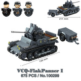 Military WW2 Tanks Tiger Sherman T34 Panzer Vehicle Airplane Army Soldier Weapons Model Building Block Brick Children Kids Toys